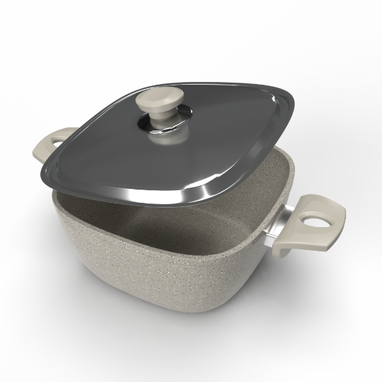 صورة حلة مربعة توب شيف - 24 سم