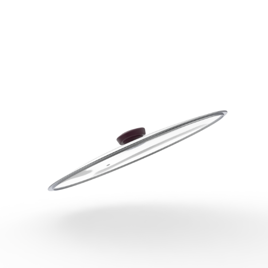 صورة غطاء زجاجي مدور 22سم