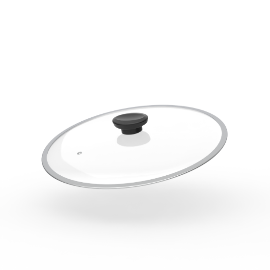 صورة غطاء زجاجي مدور 24سم