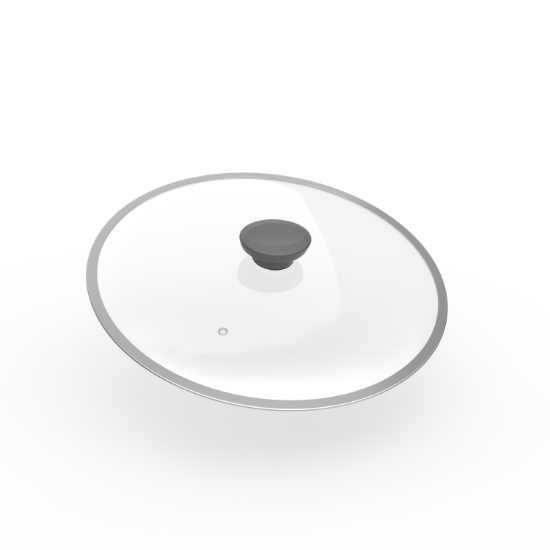 صورة غطاء زجاجي مدور 24سم