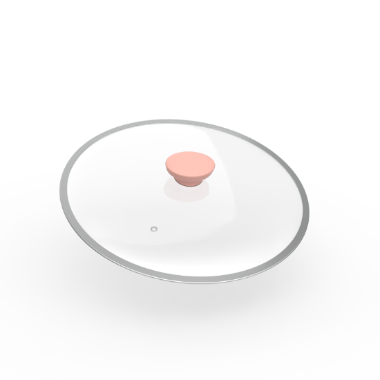 صورة غطاء زجاجي مدور 24سم