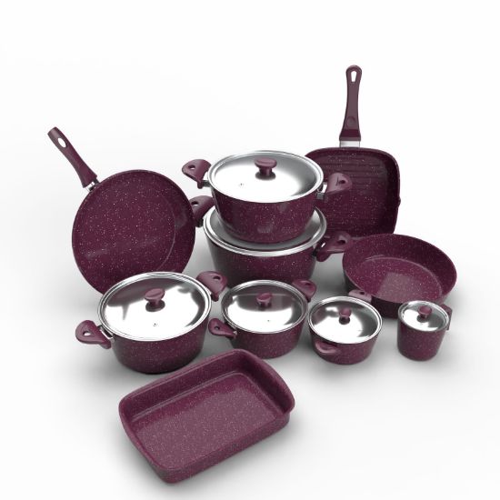 صورة طقم جرانيت توب شيف 16قطعة